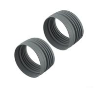 2 Pack Bean Compression Roll for Fellow Ode Grinder, Silicone Replacement | Silicone, Stable Bean Pressure, Even Grinding, Prevents Splashing, Easy Install, Grey, 12x12x7cm