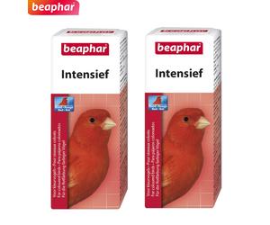 2 PACK BEAPHAR BOGENA 10G INTENSIEF RED CANARY COLOUR SUPPLEMENT FOR FOOD WATER