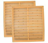 2-Pack Bee Hive Frames & Propolis Collector Pre-Assembled Plastic Beehive Frames & Inner Cover 7-Frame 20x14 Inch