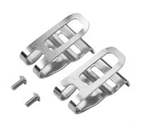 2-Pack Belt Clip With Screws 2609111584, For Bosch 18V Power Tools | Steel Construction, Fits Handle Assembly, Hooks Tool To Belt, Includes 4 Screws, Compatible With for gsr, for gdr, GDX Models