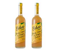 (2 Pack) - Belvoir - Honey Lemon Ginger Cordial | 500ml | 2 PACK BUNDLE