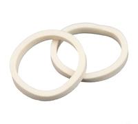 2 Pack Bicycle Fork Sponge Foam Rings Oil Seal For Rockshox Front Suspension Dust Wiper Lubrication Maintenance Kit White 30mm To 40mm Inner Diameter Compatible With Mtb Road Bike Parts(35mm)
