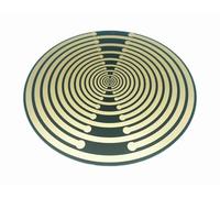 2 pack Big size Charm 16cm/6.3inches Lakhovsky MWO Disk Multi-wave Oscillator Copper Coil Black Golden,enhance encryption design with a hanging hole