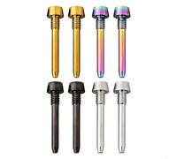 2 Pack Bike Disc Brake Caliper Bolts for Magura MT2/4/5/6/8, Bike Disc Brake Pad Pin Inserts Screw for Mountain Bike(BLACK)