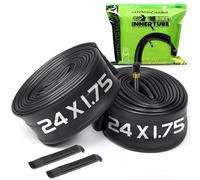 2-Pack Bike Inner Tube for 24 X 1.75/1.95/2.10/2.125", Bicycle Tire with 32 mm Schrader Valve 2PCS Levers, Bicycle Inner Tube for Road/MTB/Kids Bike by Hydencamm