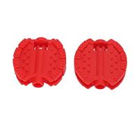 2 Pack Bike Pedal,Plastic Tricycle Pedals for Kids Children,Baby Stroller Front Wheel Foot Pedal Replacement Accessories (Red)