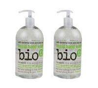 (2 PACK) - Bio-D Anti Bacterial Hand Wash With Lime & Aloe Vera | 500ml | 2 PACK - SUPER SAVER