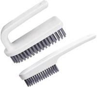 2-Pack Bird Bath Brush Set - Large & Small Scrubbing Brushes with Hanging Holes | Durable Cleaning Tools for Bird Baths & Outdoor Use