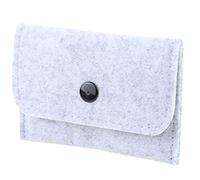 2 Pack Birth Control Pill Case with 3”×4” Grayish for Women Privacy Protection Contraceptive Medicine Holder Packet Sleeve Pouch Wallet
