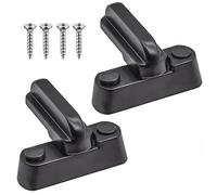 2-Pack Black Aluminum Alloy Window Locks, Durable Security Locks for UPVC Windows and Doors, Easy to Install, for Home Safety and Door Protection