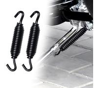 2-Pack black Chrome Kickstand Spring Jiffy Stand spring fits for Harley Sportster Softail Super Glide Touring