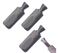2-Pack Black Heavy-Duty Iron Alloy Double Locking Tremolo Bridge Studs & Anchors Compatibility Floyd Rose - Secure Fit Rust-Resistant Guitar Hardware