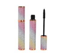 2 Pack Black Long Lasting Eyelash Mascara, 4D Silk Fiber Lash Mascara, Waterproof Smudge-Proof Mascara, Thickening Lengthening Mascara, for Longer & Thicker Lashes, Fashion Starry Sky Packaging (8g)