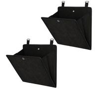 2 Pack Black Over Door Shoe Organizer Holds 1 Pair Each 10.8x10.4x6.29 Inch
