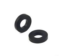 2 Pack Black Silicone Sealing Rings for SodaStream Nozzle Repair, 10.1mm ID x 18.5mm OD x 3.4mm Thick Gasket Washer Replacement Parts