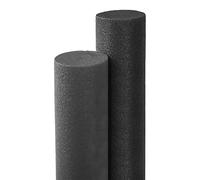 2 Pack Black Single Swimming Pool Noodle Float Aid Woggle Log Noodles Water Kids Swim Child Toy Adult Floation Log Lounger Chair Learner Swim Lession Lilo Water Flexible Raft