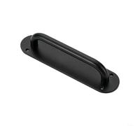 2 Pack Black Stainless Steel Round Pull Handle 200x65mm Fit All Kinds