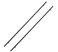 2 Pack Black T Bar Cabinet Pulls Aluminum Alloy Square Knobs for Kitchen Bathroom Closet & Wardrobe Doors Durable Furniture Hardware (Hole Distance 352mm)