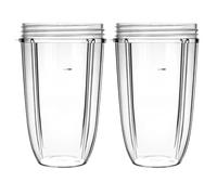 2 Pack Blender Cups Juice Cup 32oz Replacement Cup ,Compatible for NutriBullet ,600W /900W Blender Replacement Parts(2pcs 32oz Cup)