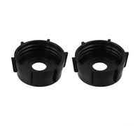 2 Pack Blender Jar Base Gasket for Oster, Hard-Wearing Plastic Replacement Sealing Ring, Leak-Proof Bottom Cover for Mixer Repair, Black