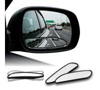 2 Pack Blind Spot Mirrors for Cars, 5.5" Wide Angle Convex Rear View Mirror Blindspot Mirror, Adjustable Up/Down Tilt, Glass Stick-On Design Blindspot Mirrors for SUV, Truck, Traffic Safety