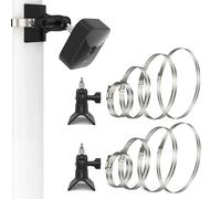 [2 Pack] Blink Camera Pole Mounting Bracket for All-New Blink Outdoor 4 (4th Gen)/(3rd Gen)/XT2/Blink Mini Security Cameras, Camera Mount with 8X Adjustable Pipe Clamp, Pole Mount, Black