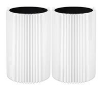 2 Pack Blue Pure 411 Filter Replacement Compatible with Blueair Blue Pure 411 Genuine, 411+, 411 Auto and MINI Air Purifiers, H13 True HEPA Filter, Particle and Activated Carbon