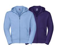 (2 Pack Blue Purple, Medium) 2 Pack Mens Hooded Sweatshirt Pockets Full Zipper Big & Tall Hoodie Plus Size Cotton Rich Multibuy Xs S M L Xl Xxl Xxxl 2Xl 3Xl