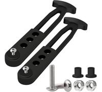 2 Pack Boat Telescoping Ladder Rubber Strap, Boarding Fixed Lock Belt Adjustable 4-Hole Installation for Pontoon Boat Yacht Roof RV Folding Ladder