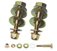 2 Pack Bolt,Locknut and Thick Washer Kits Compatible with Common Size 6" 7" 8" 10" 12" Push Lawn Mower cart,handtruck/Garden Tiller/Generator Wheel,42710/44710 More 1/2" bore Mower Wheel