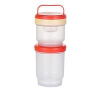 2 Pack Breakfast Cereal Cups with Lids,760ml & 1020ml Yogurt Cereal Snack Oatmeal Containe Breakfast Oats Jar, Cup,Overnight