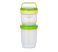 2 Pack Breakfast Cereal Cups with Lids,760ml & 1020ml Yogurt Cereal Snack Oatmeal Containe Cup,Overnight Breakfast Jar, Oats
