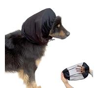 2 Pack Breathable Dog Snood Longears Dogs Net Snood Dog Ear Cover for Cocker Spaniel Cavalier Poodle Basset (L)