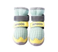 2 Pack Breathable Mesh Dog Boots for Hot Pavement, Summer Dog Shoes with Reflective Straps, Non-Slip Waterproof Paw Protectors, #3 (Width 1.97"/5cm) for 8.5-12.5kg