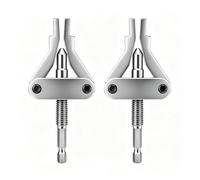 2 Pack Broken Pipe Extractor Tool for Drill, Pipe Nipple Extractor Set | For 1/2, 3/4 & 1 Inch Pipes, Angle Valve Thread Extractor for Shower Arms, Valves & PVC, Gift for Men