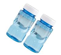 2 Pack Bubble Refill Solution - 50ml Bubble Liquid Bottles | Accessory for Outdoor Fun Games | Fluid Replacement Set for Bubble Maker Easy to Tras