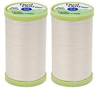 2-Pack Bundle Coats & Clark Dual Duty Plus Hand Quilting Thread 325yds Natural s960-8010