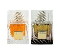 2 Pack Bundle K'hamrh by Black and Brown Eau De Parfum 1.0 OZ/30ml each | Luxury Arabian EDP Spray for Men