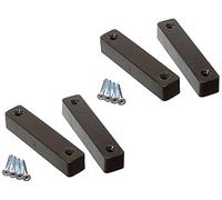 2 Pack Burglar Alarm Door Contact Detectors, Wired Brown Surface Contacts - Professional Quality