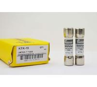 (2 Pack) Bussmann KTK-15 Fuse 892583 15 Amp 600 Volt Fast Acting Fuse Melamine Tube
