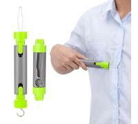 2 Pack Button Hook with Zipper Pull，One Hand Dressing Aids for Easy Button,Button Assist Tool and Zipper Helper for Seniors,Elderly, Disabled Men and Women