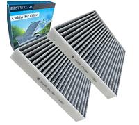 2 Pack BW182 Cabin air filter for Civic,CR-V,CR-Z,Fit,HR-V,Insight,Replace CF11182,CP182,80292-TF0-G01