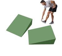 2 Pack Calf Stretcher Slant Board, Non-Slip Lightweight and Portable Heel Elevated Squat Wedge, Home Workout Accessory for Fitness, Pushup, Weightlifting, Yoga