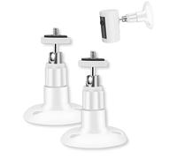 2 Pack Camera Wall Mount, 360° Adjustable Mount Bracket, Compatible with Ring Stick Up Cam Battery/Plug-in/Pro Battery/Indoor Cam (1st Gen), for Indoor Outdoor Surveillance (White)