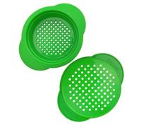 2 Pack - Can, Tuna, Colander Strainer, Food Grade Plastic, BPA-Free, Unibody Design, Dishwasher Safe, Fits Standard Size Cans