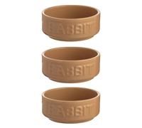 2 Pack Cane Lettered Rabbit Bowls Mason Cash Brown One Size