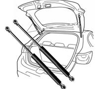 2-Pack Car Boot for Jeep Grand Cherokee WJ 1999-2004(OEM:55136965AA)-37cm, Bonnet Gas Struts Rear Tailgate Lift Support Shocks Replacement