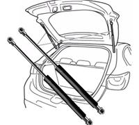 2-Pack Car Boot Gas Struts Replacement for BMW Mini COOPER R56 2007-2015(OEM-51247148902)-49.5cm, Bonnet Hood Struts Lift Shock Absorber Springs Holder