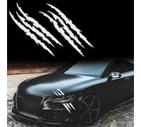 2 Pack Car Claw Marks Decal for Ford Tourneo, Custom, Courier, Capri, Puma, Gen-E, Explorer EV 2024-2025, Waterproof Scratch Stripe Vinyl Sticker for Body Bumper Window Hood Side Door Panel