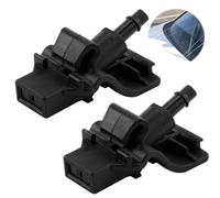 2-Pack Car Front Windshield Washer Jet 1902209 EB3B-17666-AA EB3B17666AA Jet Wiper Nozzles Replacement for Ford Ranger ix35 MK2 Mk4 2015 TKE Front Car Windscreen Cleaning Washer Nozzle (Black)